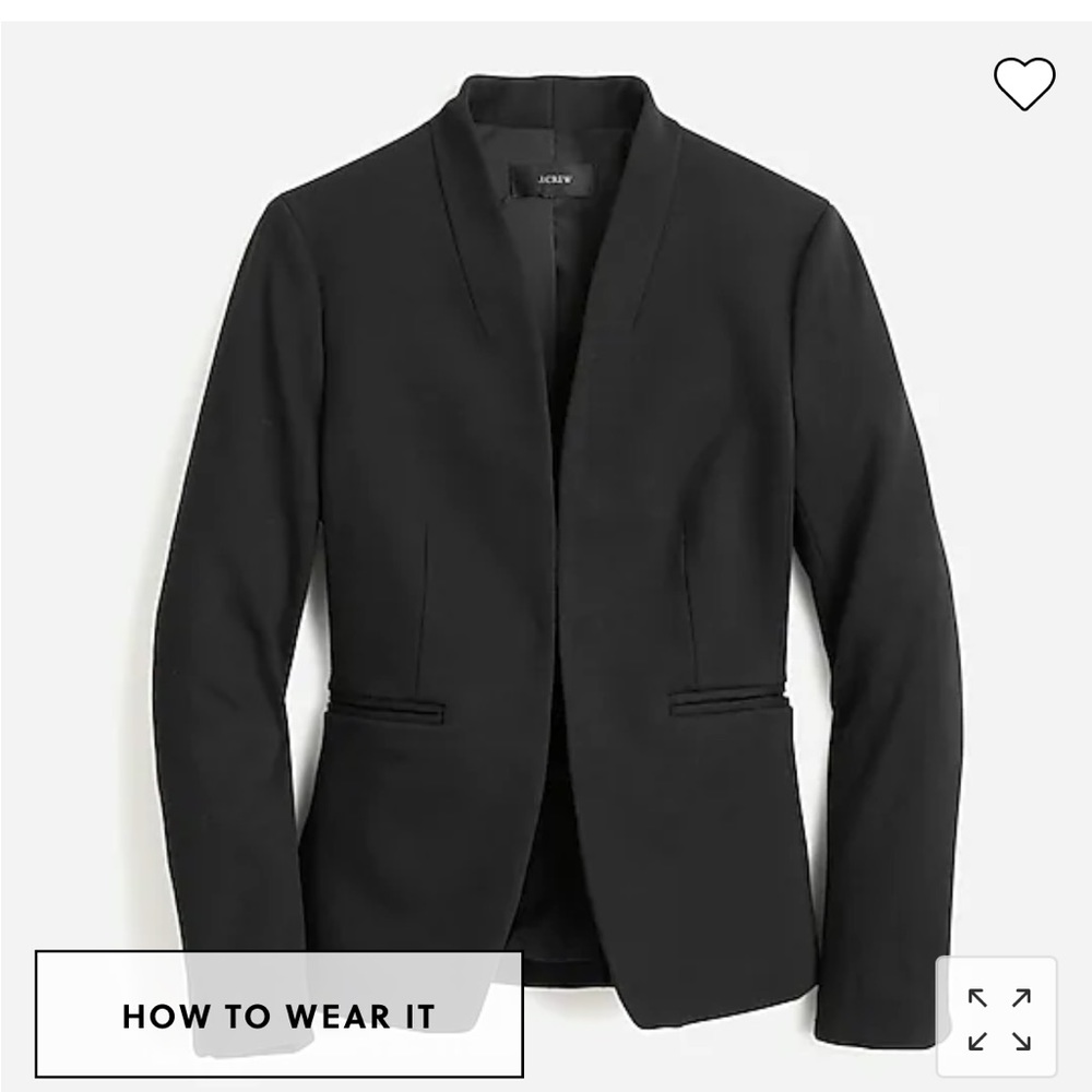 NWOT GOING-OUT BLAZER IN STRETCH TWILL